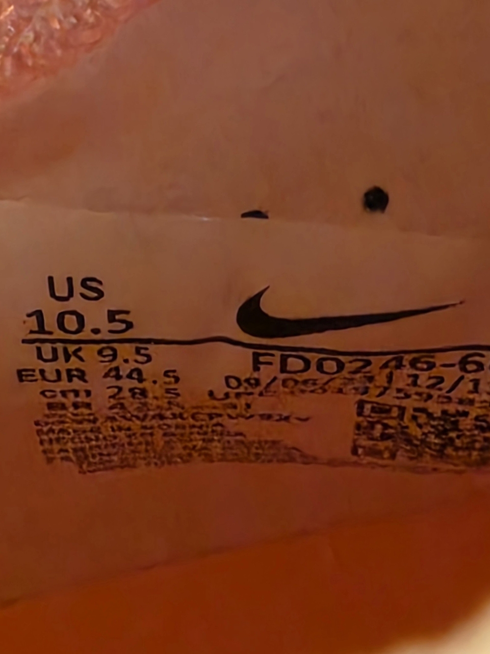 Nike Zoom Mercurial Superfly 9 Elite SG-Pro ACC Pink FD0246-601 Men Sz 10.5 NEW - Picture 13 of 13